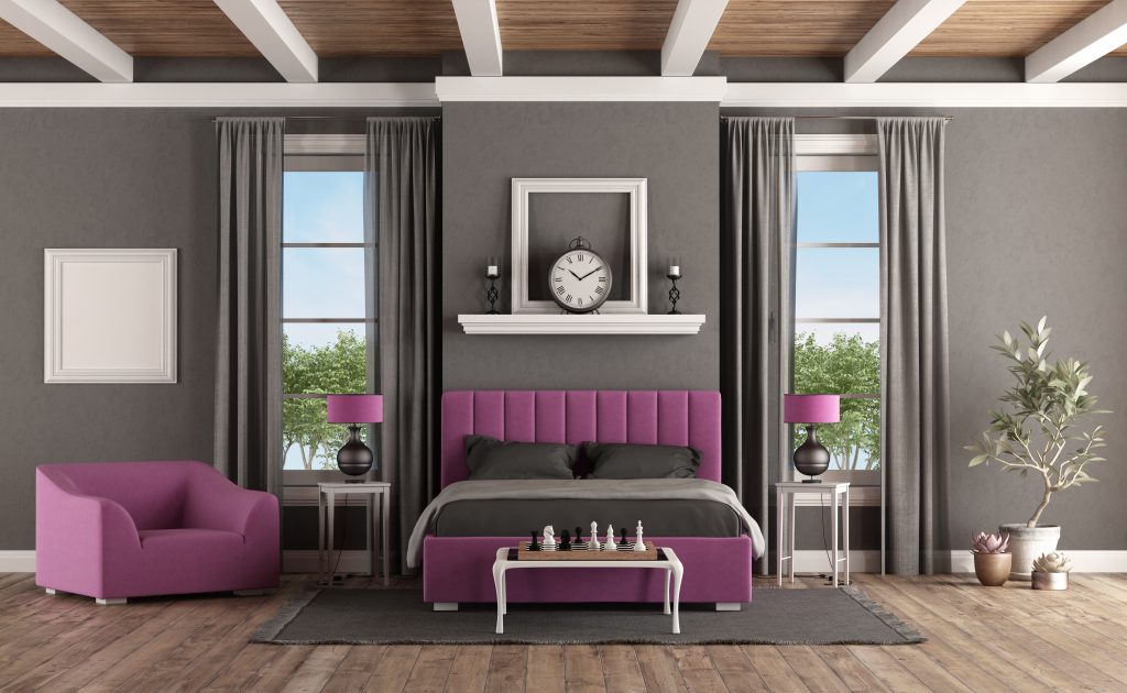 Unique Purple room